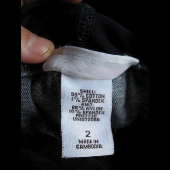 Spandex Belly Band Liz Lange Maternity Target XS 2 Blue Jean Pregnancy Pants - Picture 7 of 16